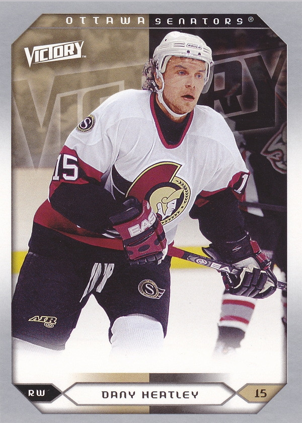 Hockey card Dany Heatley