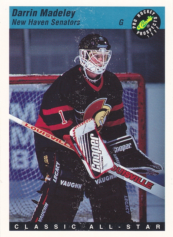 Hockey card Darrin Madeley 