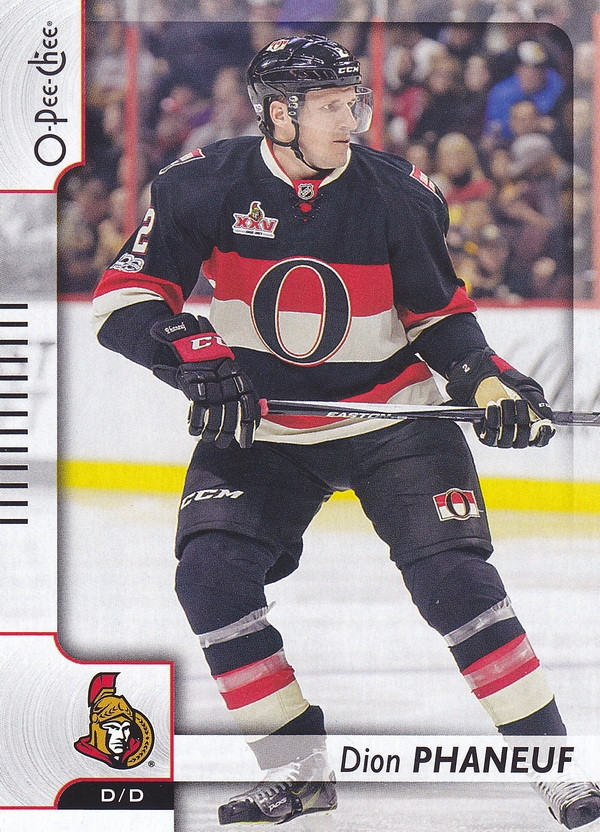 Hockey card Dion Phaneuf