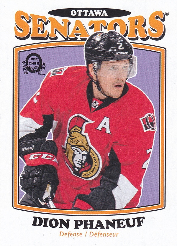 Hockey card Dion Phaneuf