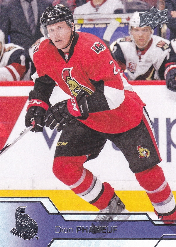 Hockey card Dion Phaneuf