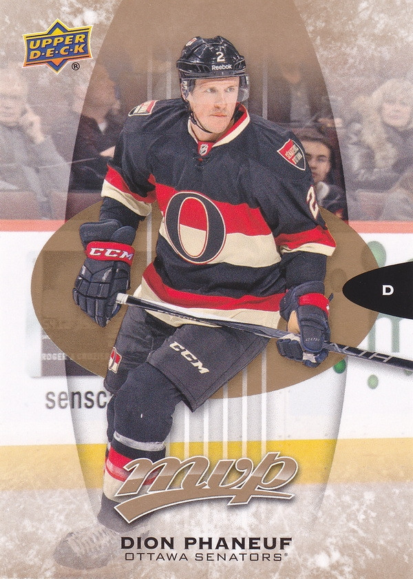 Hockey card Dion Phaneuf