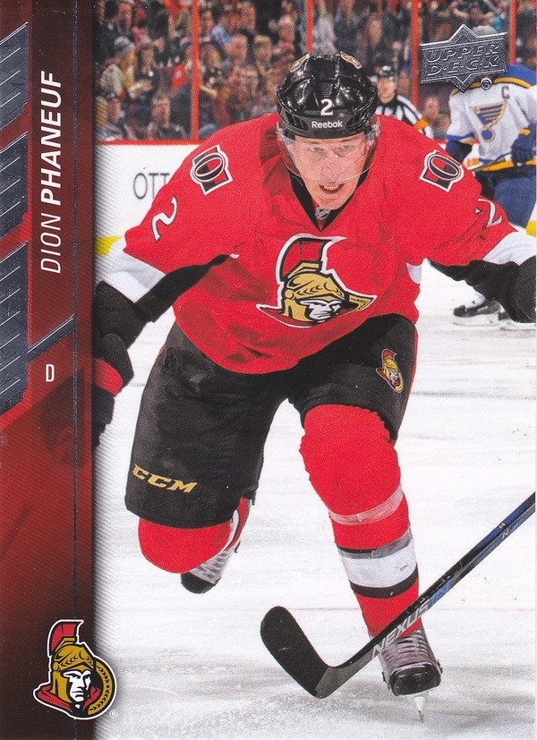 Hockey card Dion Phaneuf