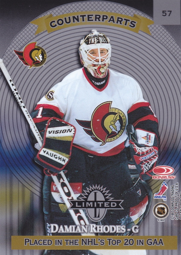 Hockey card Damian Rhodes