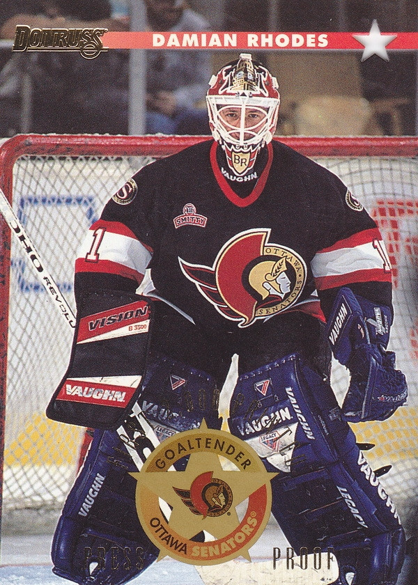 Hockey card Damian Rhodes