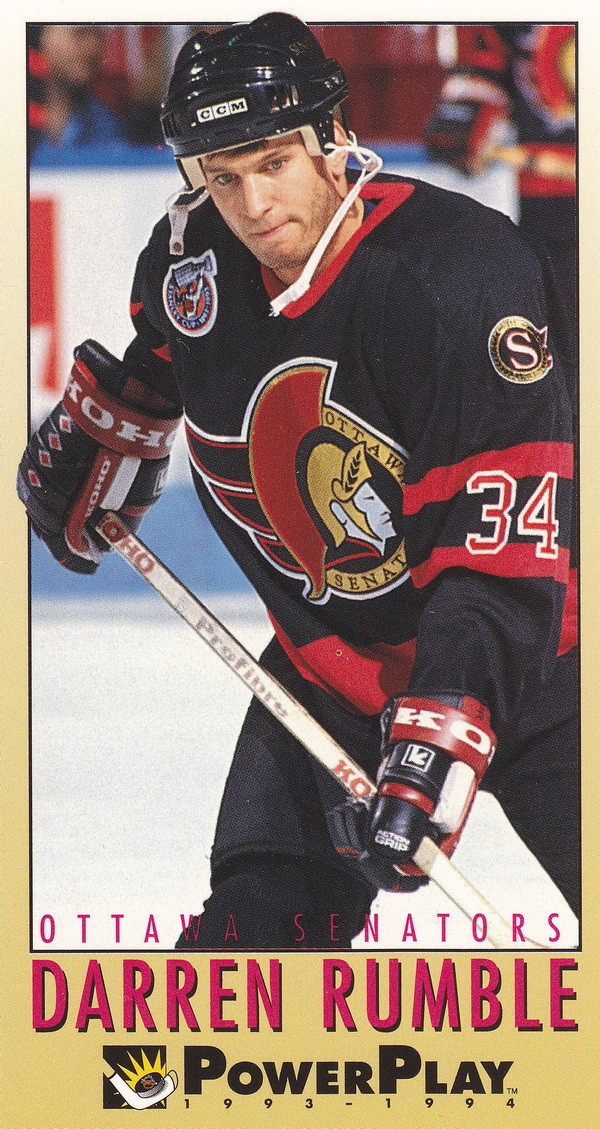 Hockey card Darren Rumble