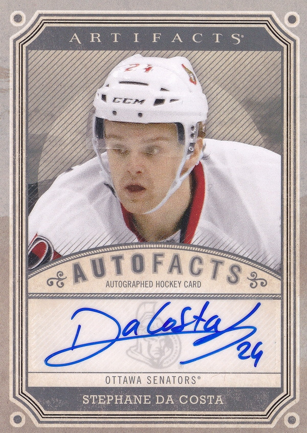 Hockey card Stephane Da Costa