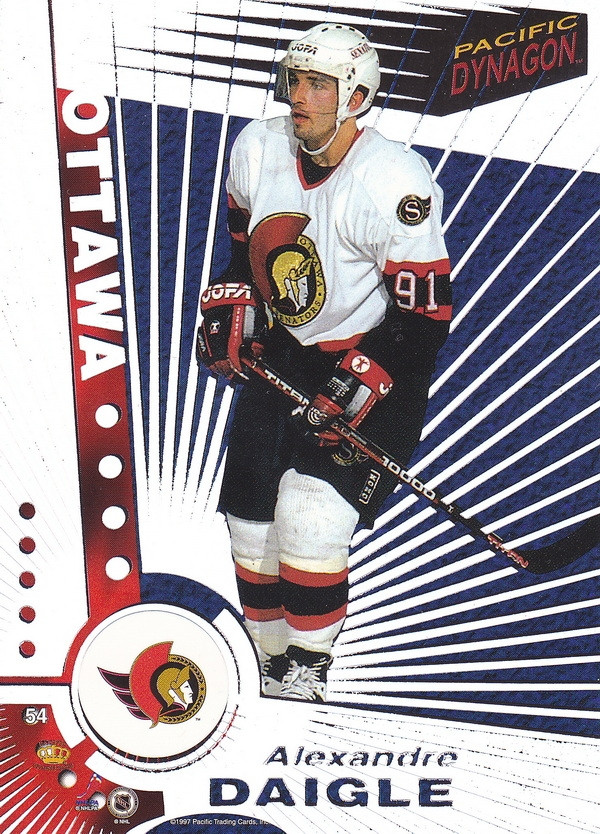 Hockey card Alexandre Daigle 