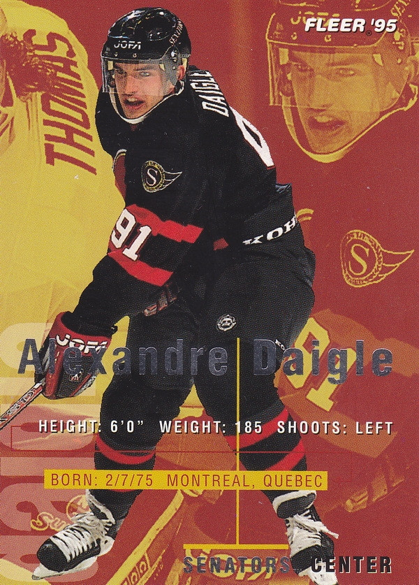 Hockey card Alexandre Daigle