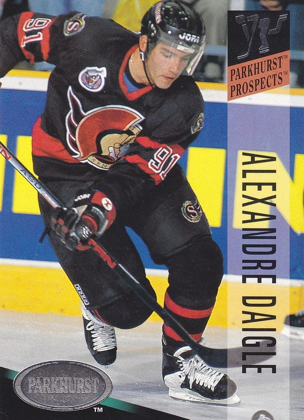 Hockey card Alexandre Daigle