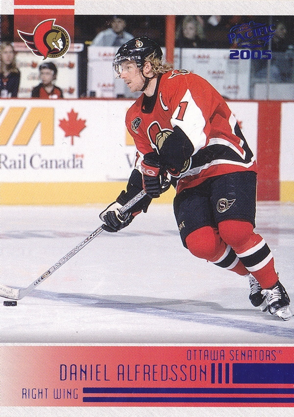 Hockey card Daniel Alfredsson