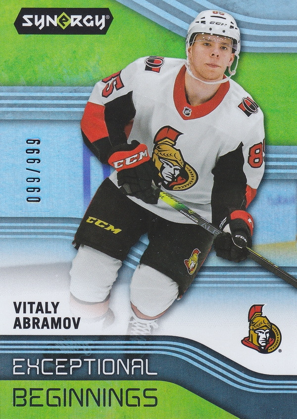 Hockey card Vitaly Abramov EB 13