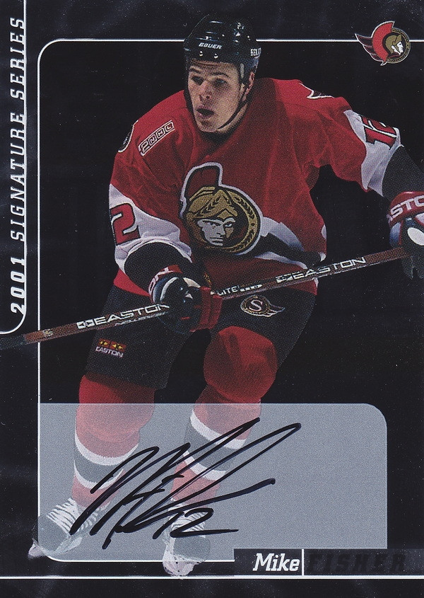 Hockey card Mike Fisher