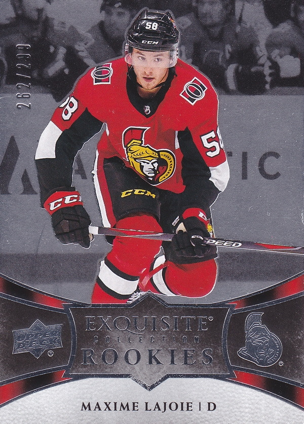 Hockey card Max Lajoie