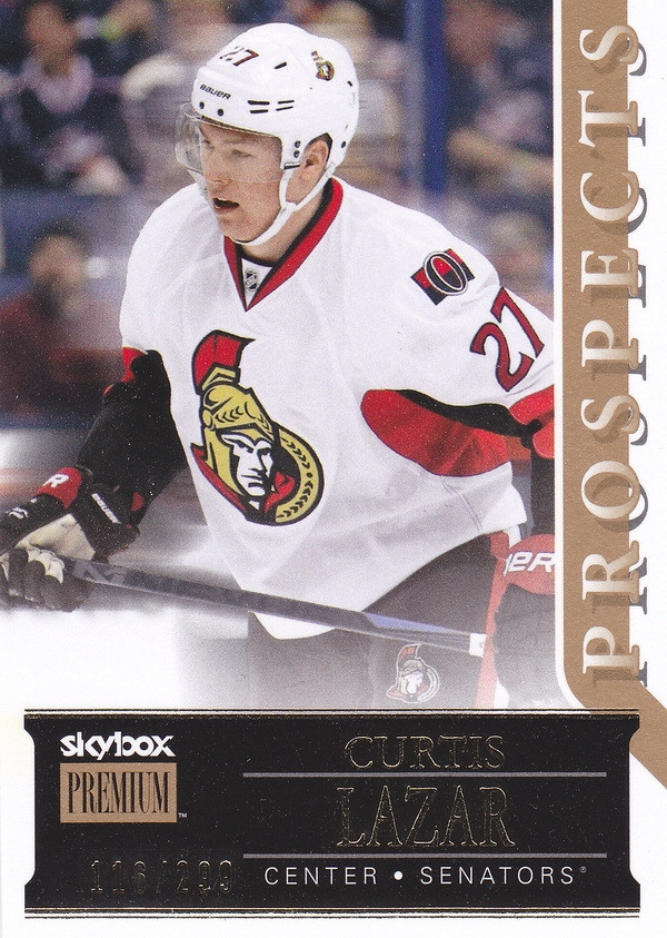 Hockey card Curtis Lazar