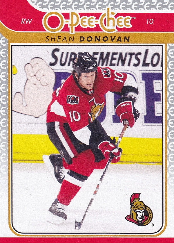 Hockey card Shean Donovan