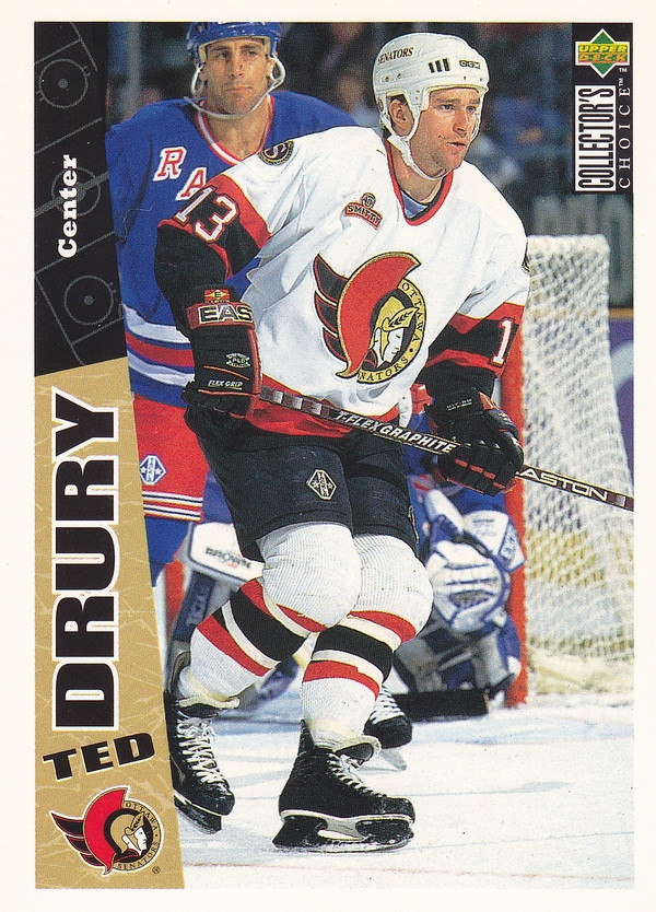 Hockey card Ted Drury