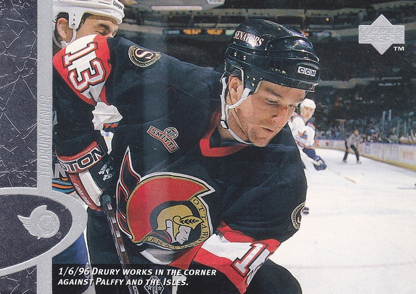 Hockey card Ted Drury