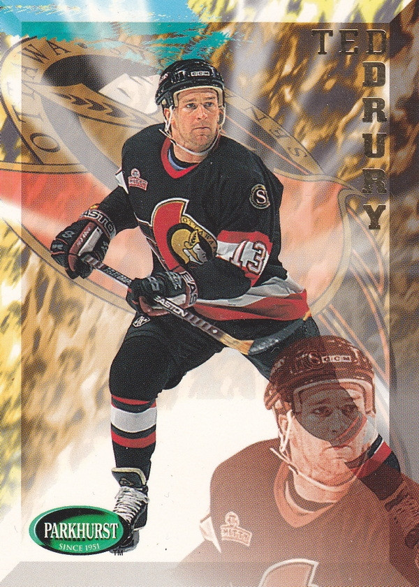 Hockey card Ted Drury