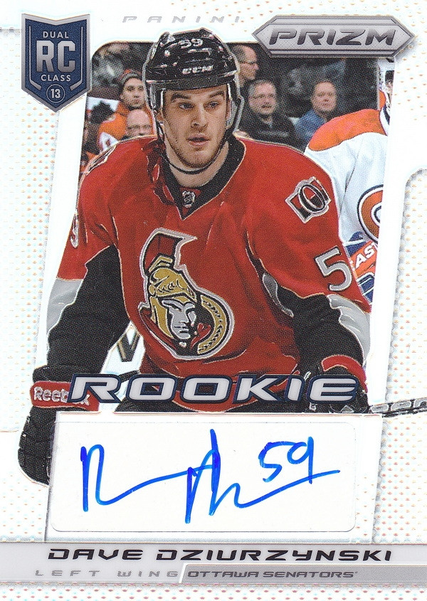 Hockey card Dave Dziurzynski