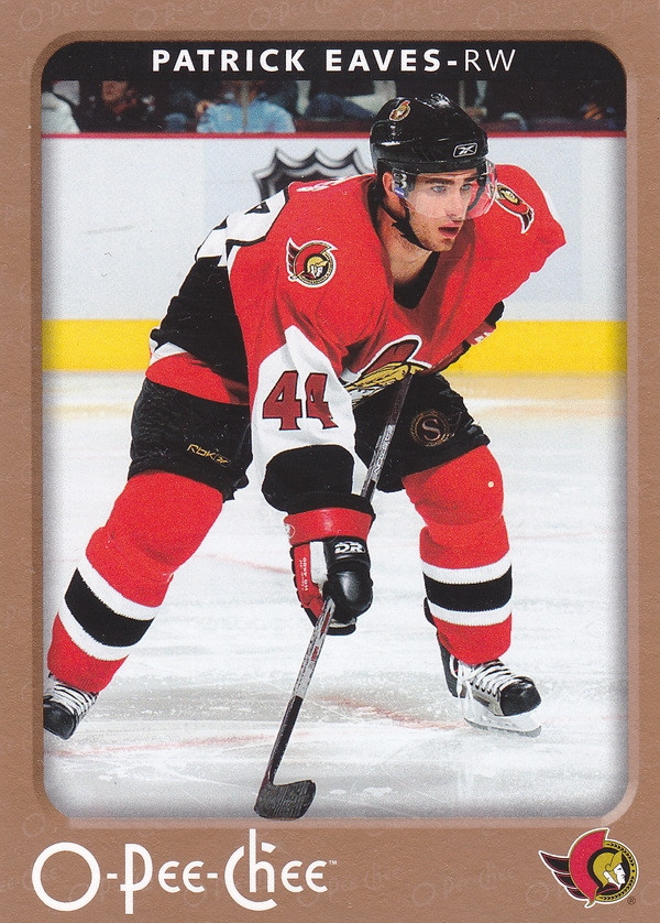 Hockey card Patrick Eaves