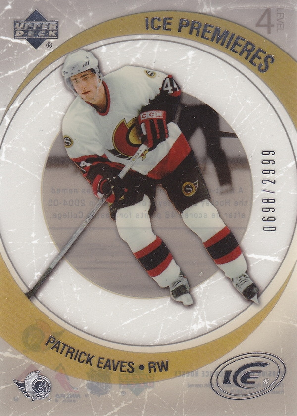 Hockey card Patrick Eaves