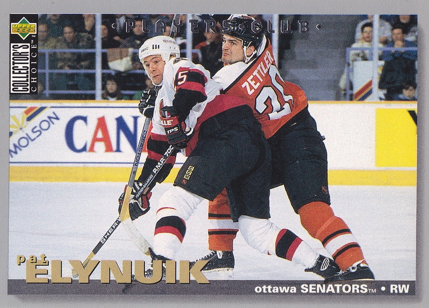 Hockey card Pat Elynuik