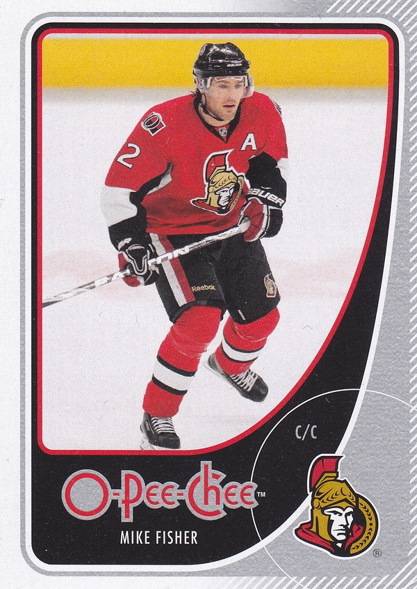 Hockey card Mike Fisher