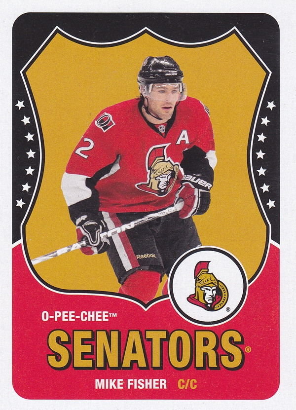 Hockey card Mike Fisher