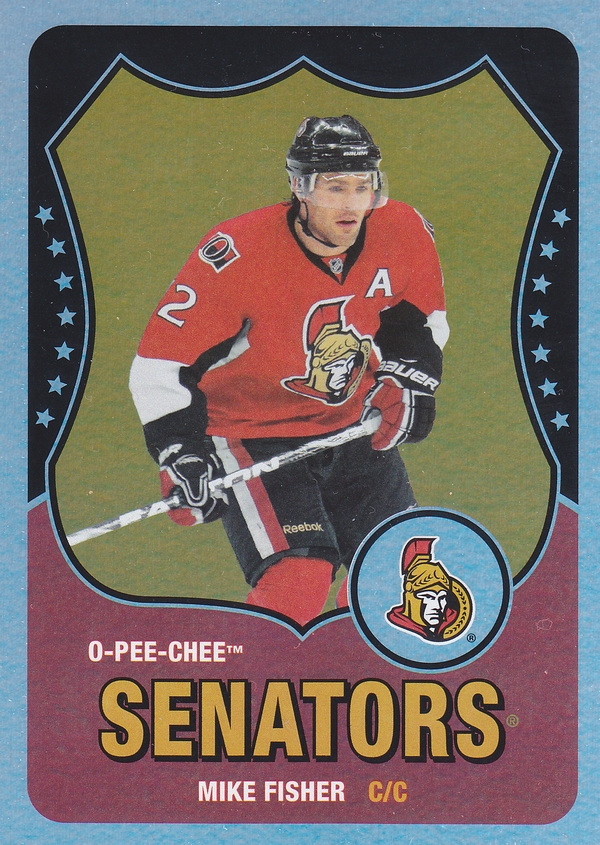 Hockey card Mike Fisher