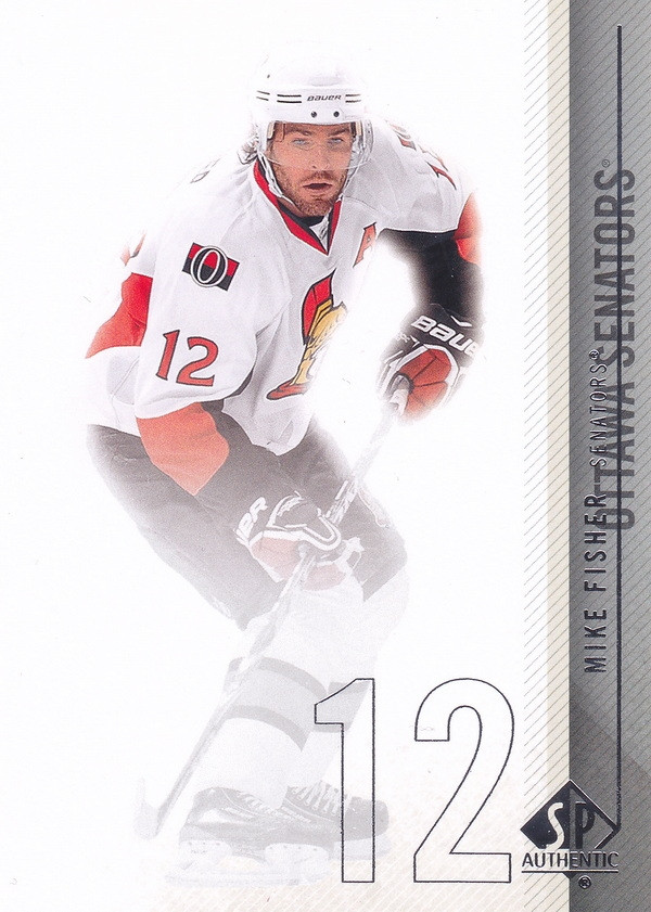 Hockey card Mike Fisher