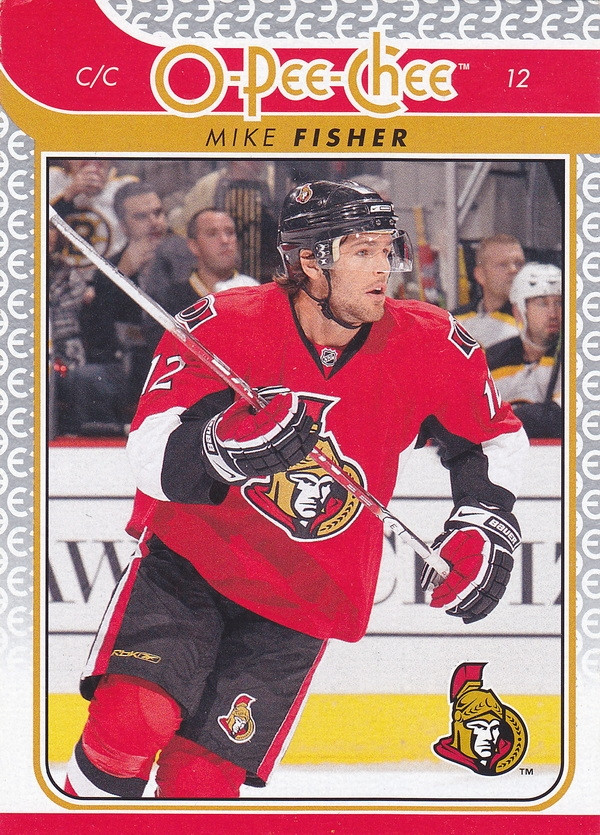 Hockey card Mike Fisher