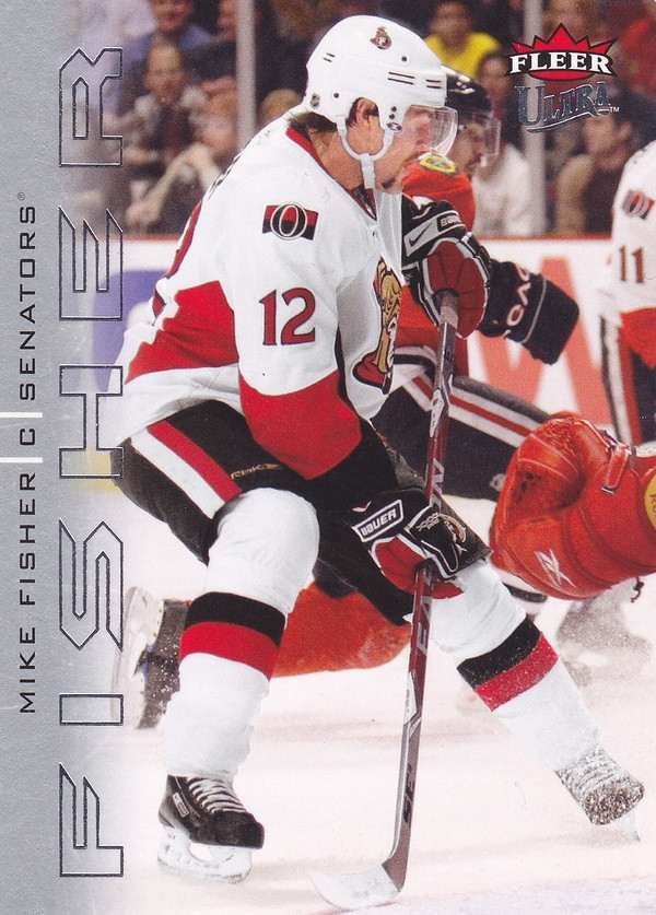 Hockey card Mike Fisher