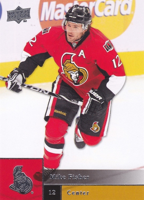 Hockey card Mike Fisher