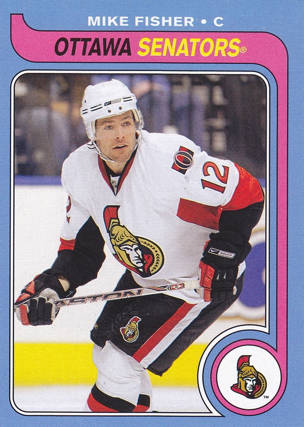 Hockey card Mike Fisher