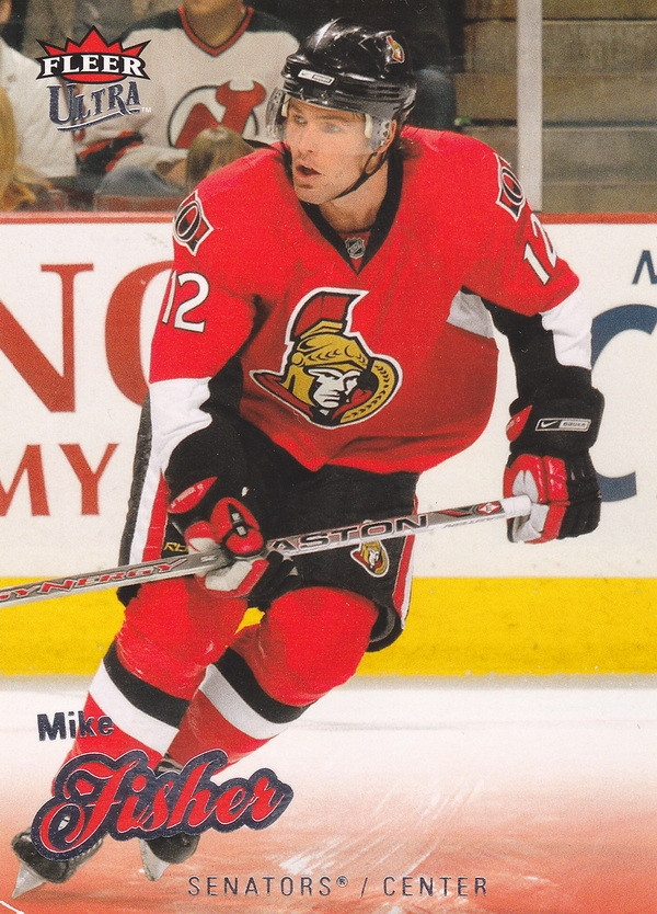 Hockey card Mike Fisher