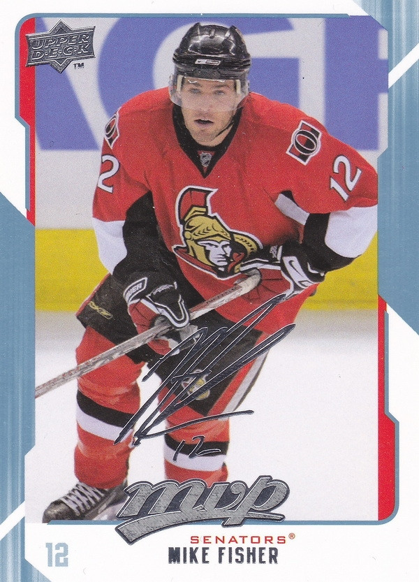 Hockey card Mike Fisher