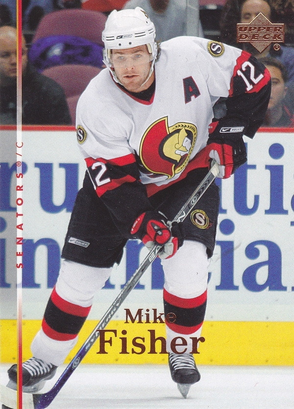 Hockey card Mike Fisher