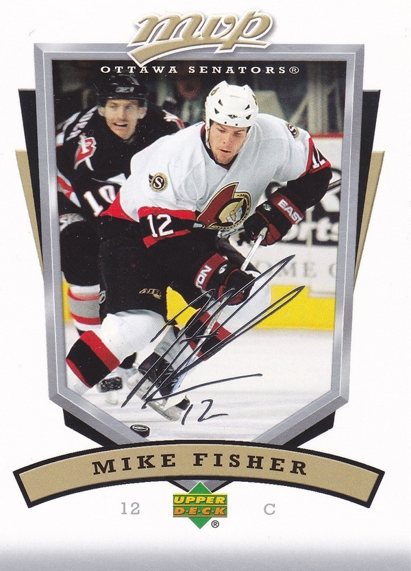 Hockey card Mike Fisher
