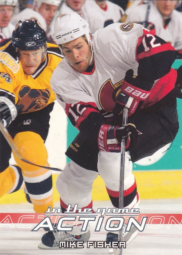 Hockey card Mike Fisher