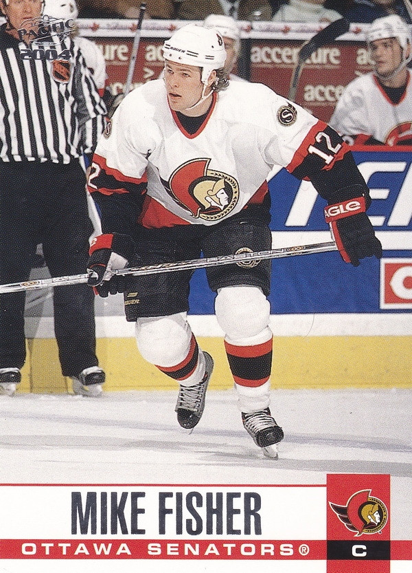 Hockey card Mike Fisher