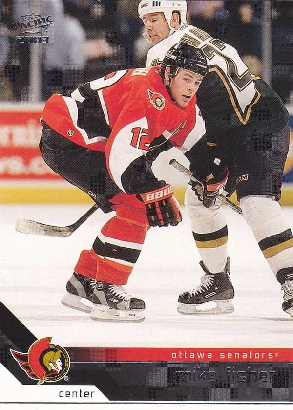 Hockey card Mike Fisher