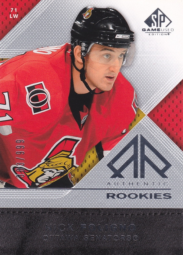 Hockey card Nick Foligno