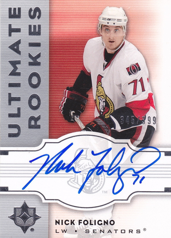 Hockey card Nick Foligno
