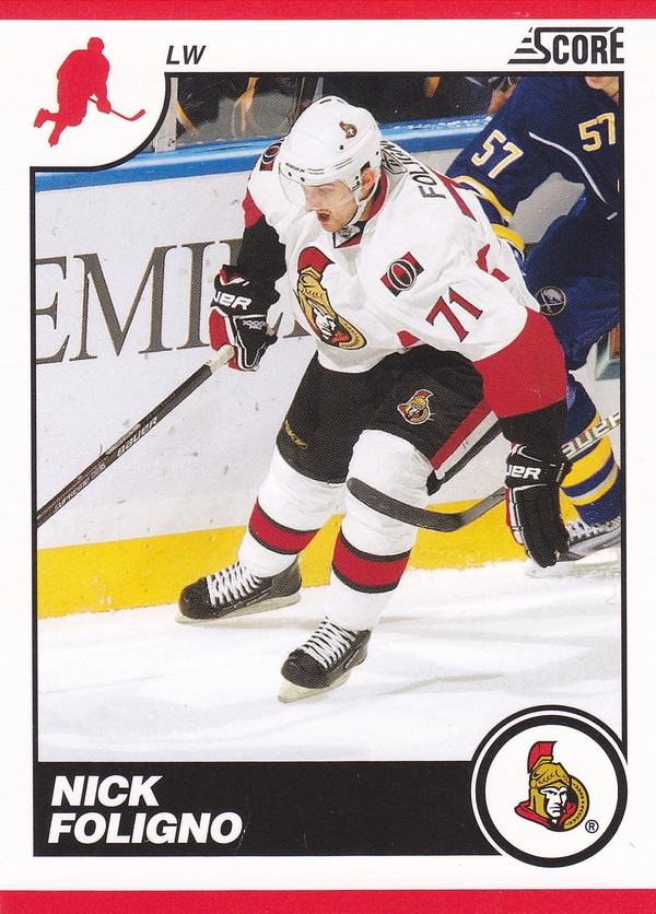 Hockey card Nick Foligno