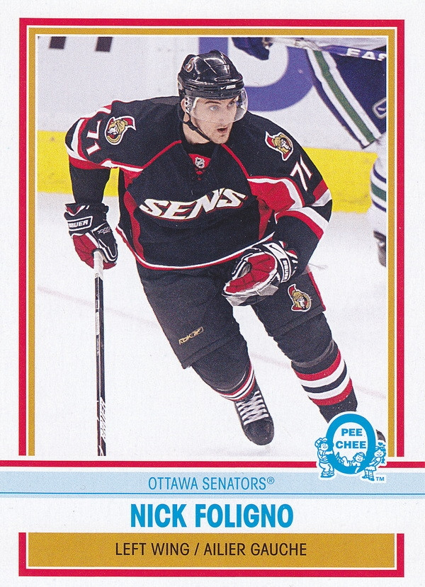 Hockey card Nick Foligno