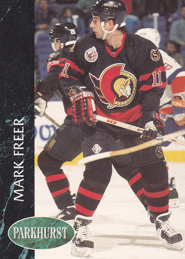 Hockey card Mark Freer