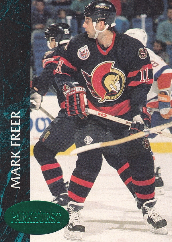 Hockey card Mark Freer