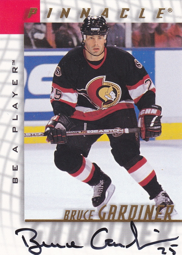 Hockey card Bruce Gardiner