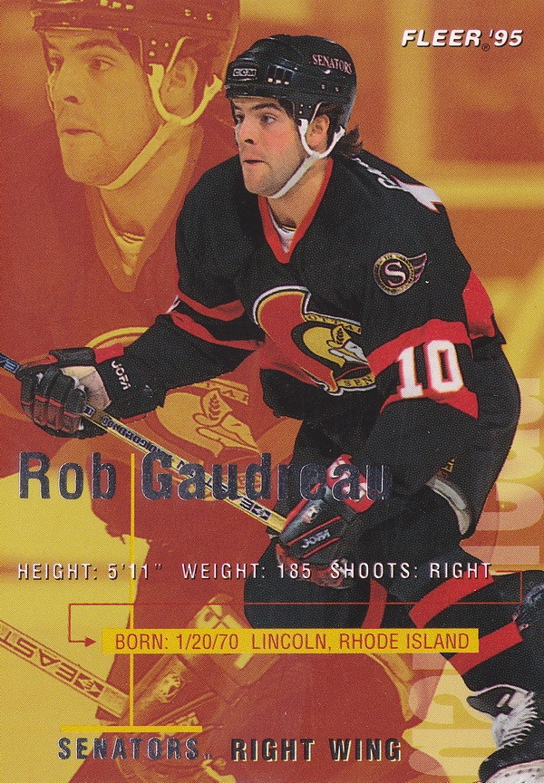 Hockey card Rob Gaudreau
